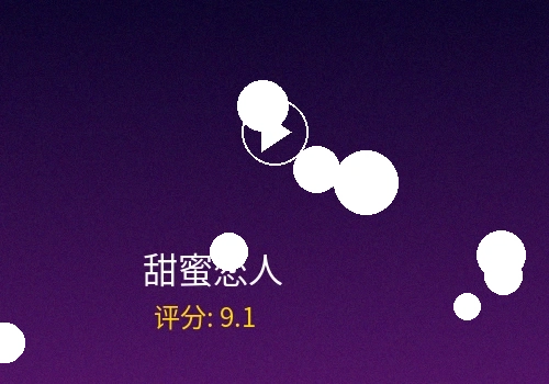 甜蜜恋人短剧海报，都市爱情题材原创作品